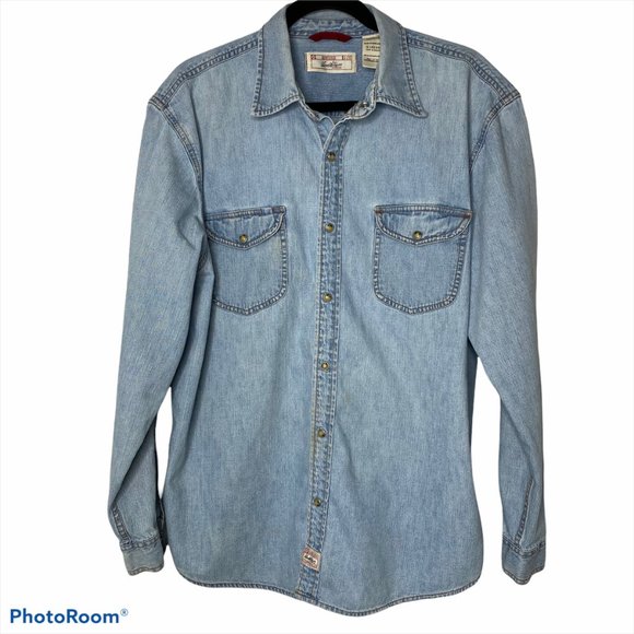 Levi's Other - VTG Levi Strauss Men's Rivet Thick-Wt Denim Shirt